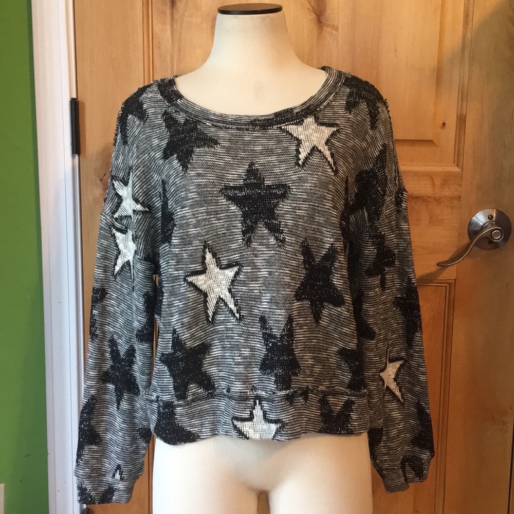 SPLENDID Stargazer Pullover Sweater Top EUC M - Picture 7 of 12